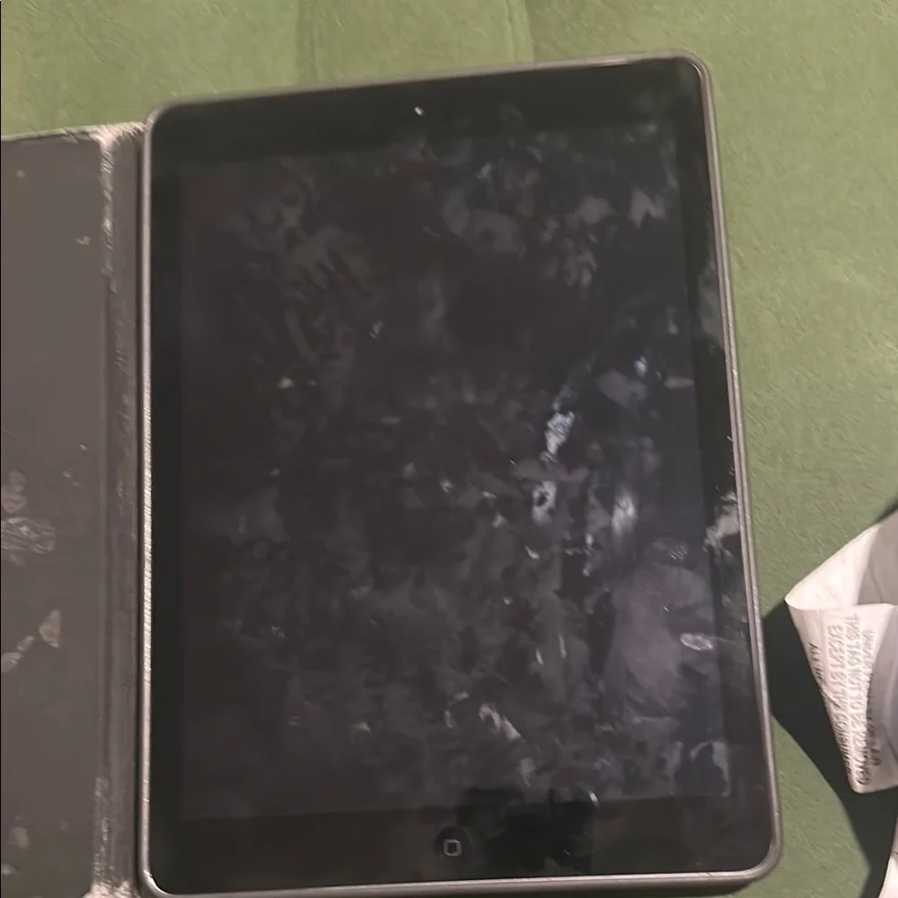 Black IPad with Case